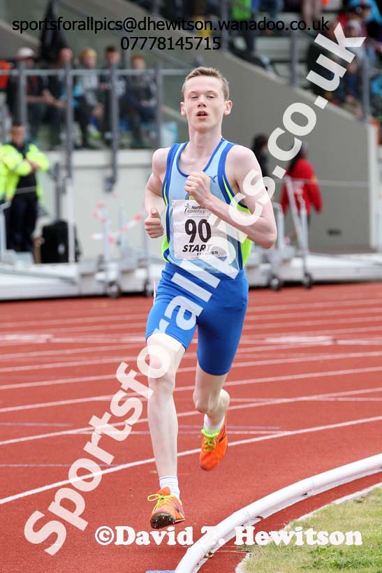 Boys under-15s 800 metres, Northern Under-13s, U-15s and 17s Championships. Photo: David T. Hewitson/Sports for All Pics